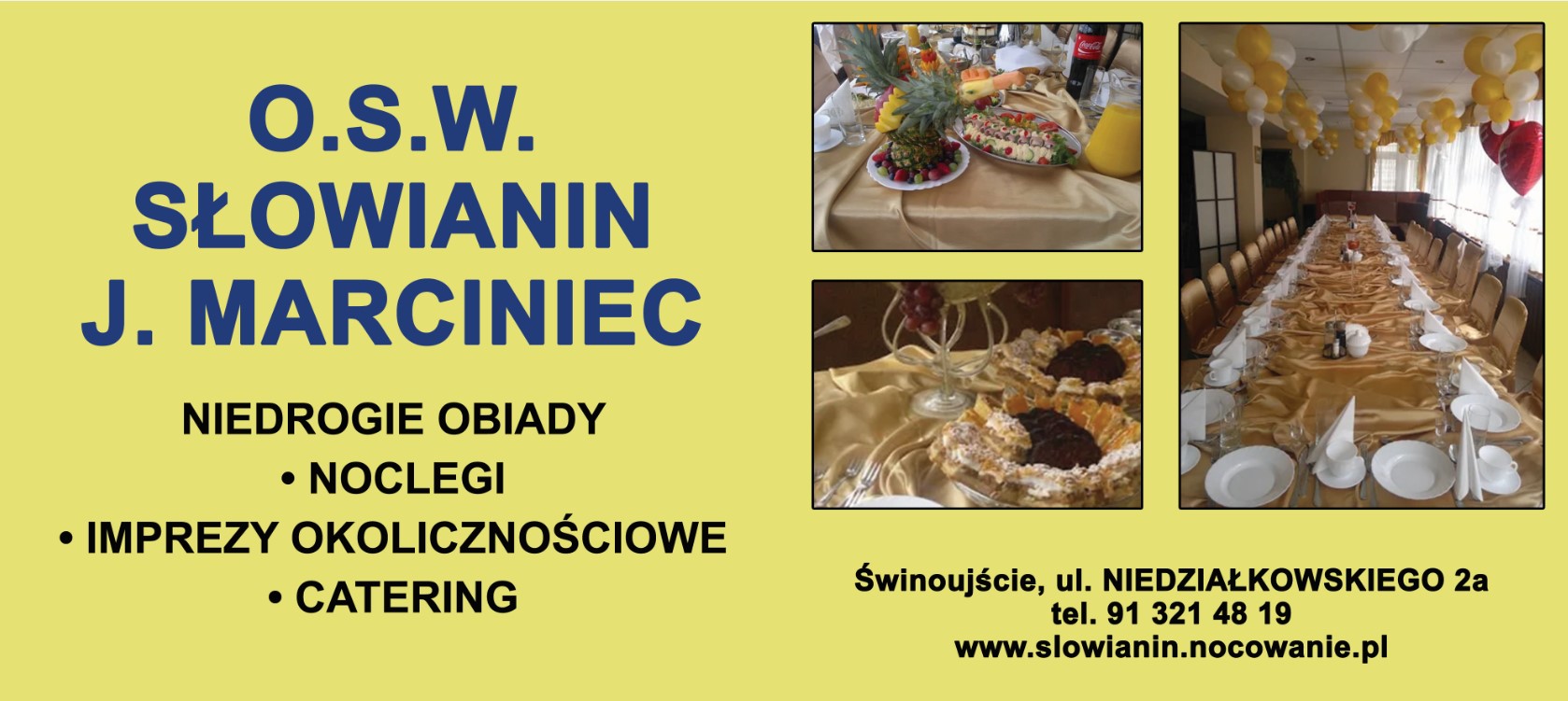 imprezy okolicznościowe ŚWINOUJŚCIE